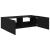 Dulap TV de perete Stejar negru 100 x 35 x 31 cm Lemn compozit GartenMobel Dekor