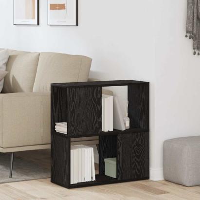 Centru de divertisment Negru 60 x 24 x 63 cm Lemn compozit GartenMobel Dekor