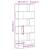 Centru de divertisment Negru 80 x 24 x 186 cm Lemn compozit GartenMobel Dekor