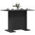 Masă de dining Negru 110 x 60 x 75 cm Lemn compozit GartenMobel Dekor