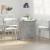 Masă de dining Gri beton 110 x 60 x 75 cm Lemn compozit GartenMobel Dekor