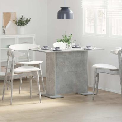 Masă de dining Gri beton 110 x 60 x 75 cm Lemn compozit GartenMobel Dekor