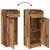 Dulap de Baie cu raft Lemn vechi 32 x 34 x 90 cm Lemn compozit GartenMobel Dekor