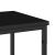 Masă de consolă cu raft Altele Stejar negru 180 x 30 x 75 cm GartenMobel Dekor