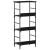 Raft pentru cărți Stejar negru 50 x 33 x 117.5 cm Lemn compozit GartenMobel Dekor