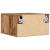 Dulap de noapte 2 pcs Lemn vechi 35 x 35 x 20 cm Lemn compozit GartenMobel Dekor