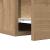 Dulap de noapte stejar artizanal 35 x 35 x 20 cm Lemn compozit GartenMobel Dekor