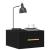 Dulap de noapte Pe perete 2 pcs Stejar negru 35 x 35 x 20 cm GartenMobel Dekor