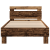 Cadru de pat cu headboard Lemn vechi 90 x 190 cm Lemn compozit GartenMobel Dekor