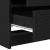 Birou de Toaletă Stejar negru 78,5 x 41 x 135 cm Lemn compozit GartenMobel Dekor