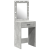Birou de Toaletă Gri beton 50 x 41 x 135 cm Lemn compozit GartenMobel Dekor
