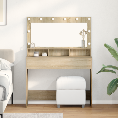 Masă de toaletă Stejar sonoma 100 x 41 x 135 cm Lemn compozit GartenMobel Dekor