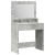 Masă de toaletă Gri beton 79 x 41 x 135 cm Lemn compozit GartenMobel Dekor