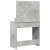 Masă de toaletă Gri beton 79 x 41 x 135 cm Lemn compozit GartenMobel Dekor