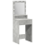 Masă de toaletă Gri beton 50 x 41 x 135 cm Lemn compozit GartenMobel Dekor