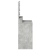 Masă de toaletă Gri beton 50 x 41 x 135 cm Lemn compozit GartenMobel Dekor