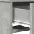 Masă de toaletă Gri beton 50 x 41 x 140 cm Lemn compozit GartenMobel Dekor
