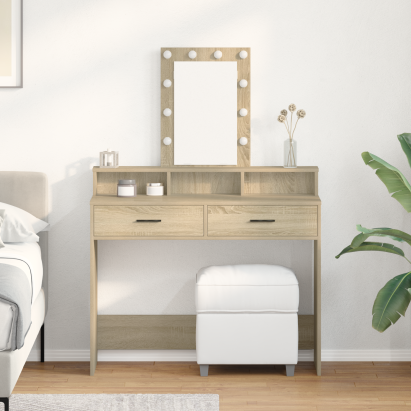 Masă de Machiaj cu sertar Maro 100 x 41 x 140 cm Lemn compozit GartenMobel Dekor