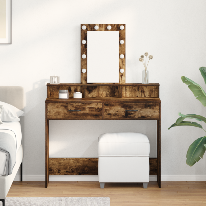 Masă de Machiaj cu sertar Maro 100 x 41 x 140 cm Lemn compozit GartenMobel Dekor