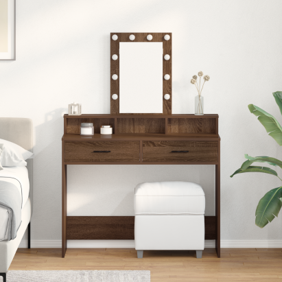 Masă de Machiaj cu sertar Maro 100 x 41 x 140 cm Lemn compozit GartenMobel Dekor