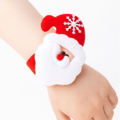 Decorațiune de Crăciun – brățară / accesoriu pentru coc – Moș Crăciun – 21 x 8 cm Best CarHome