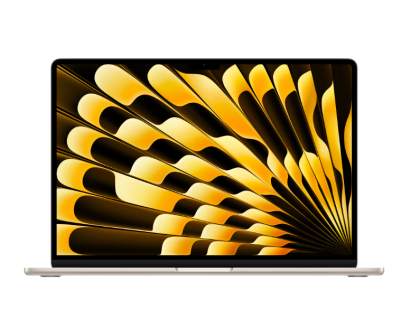 MacBook Air 15.3" Retina/Apple M4 (CPU 10- core, GPU 10- core, Neural Engine 16- core)/16GB/256GB - starlight - INT KB (2025) NewTechnology Media