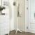 VASAGLE Cuier din lemn masiv, 8 carlige, ajustabil pe 3 inaltimi, design tip copac, 57x175 cm, alb Household NewTrend