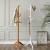 VASAGLE Cuier din lemn masiv, 8 carlige, ajustabil pe 3 inaltimi, design tip copac, 57x175 cm, alb Household NewTrend