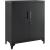 SONGMICS Dulap birou metalic cu 2 usi si sistem de inchidere, multifunctional cu rafturi reglabile, 40x80x90 cm, negru Household NewTrend