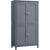 VASAGLE Dulap de baie, din MDF, cu 2 compartimente si 4 usi, rafturi reglabile, 30x60x110cm, gri inchis Household NewTrend