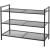 SONGMICS Etajera pantofi 3 niveluri, metalica, suprapozabila, 68x30x53 cm, negru Household NewTrend