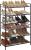 SONGMICS Etajera pantofi 3 niveluri, metalica, suprapozabila, 68x30x53 cm, negru Household NewTrend