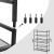 SONGMICS Etajera pantofi 3 niveluri, metalica, suprapozabila, 68x30x53 cm, negru Household NewTrend