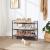SONGMICS Etajera pantofi 3 niveluri, metalica, suprapozabila, 68x30x53 cm, negru Household NewTrend