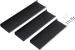 SONGMICS Set 3 rafturi perete metalice, montaj suspendat, stil industrial, 40x10x2,5 cm, negru Household NewTrend