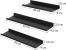 SONGMICS Set 3 rafturi perete metalice, montaj suspendat, stil industrial, 40x10x2,5 cm, negru Household NewTrend