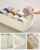 SONGMICS Organizator lenjerie set 8 cutii pliabile din material textil, pentru sertare si dulap, bej Household NewTrend
