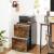 VASAGLE Dulap birou tip rollbox cu 2 sertare pentru documente A4, cu roti, stil industrial, 42x40x70 cm, maro rustic Household NewTrend
