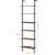 VASAGLE Etajera tip scara 6 rafturi, PAL si cadru metalic, 60x30x205 cm, maro rustic Household NewTrend