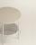 VASAGLE Masuta de cafea rotunda cu cos de stofa, stil modern, 45x50cm, bej Household NewTrend