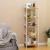 SONGMICS Etajera bambus 5 rafturi, pentru baie, bucatarie sau living, 45x32x142 cm, alb natur Household NewTrend