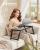 SONGMICS Masa laptop sau mic dejun cu picioare pliabile, din bambus, blat reglabil pe unghi si inaltime, 68x35x32 cm Household NewTrend