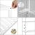 SONGMICS Etajera 5 niveluri, din bambus, pozitii reglabile, multifunctionala pentru bucatarie sau hol, 60x26x130 cm, alb Household NewTrend
