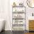SONGMICS Etajera 5 niveluri, din bambus, pozitii reglabile, multifunctionala pentru bucatarie sau hol, 60x26x130 cm, alb Household NewTrend