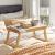 SONGMICS Masuta laptop sau mic dejun, din bambus, reglabila pe inaltime si unghi, cu sertar lateral, 68x35x22-32 cm, natural Household NewTrend