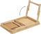 SONGMICS Masuta laptop sau mic dejun, din bambus, reglabila pe inaltime si unghi, cu sertar lateral, 68x35x22-32 cm, natural Household NewTrend