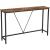 VASAGLE Masa tip consola cu cadru metalic, design industrial, 120x23x74 cm, maro rustic Household NewTrend