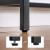 VASAGLE Masa tip consola cu cadru metalic, design industrial, 120x23x74 cm, maro rustic Household NewTrend