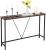 VASAGLE Masa tip consola cu cadru metalic, design industrial, 120x23x74 cm, maro rustic Household NewTrend