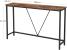 VASAGLE Masa tip consola cu cadru metalic, design industrial, 120x23x74 cm, maro rustic Household NewTrend